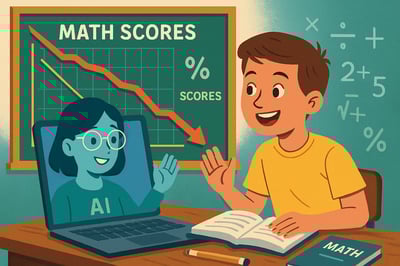 Why U.S. Math Scores Are Falling and How AI Can Help