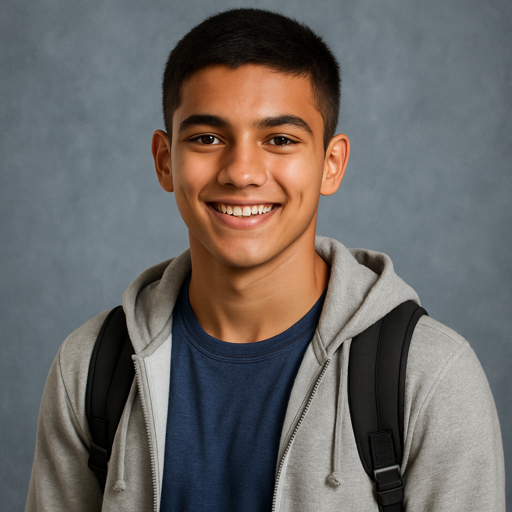 Murat,  8th grade student athlete 