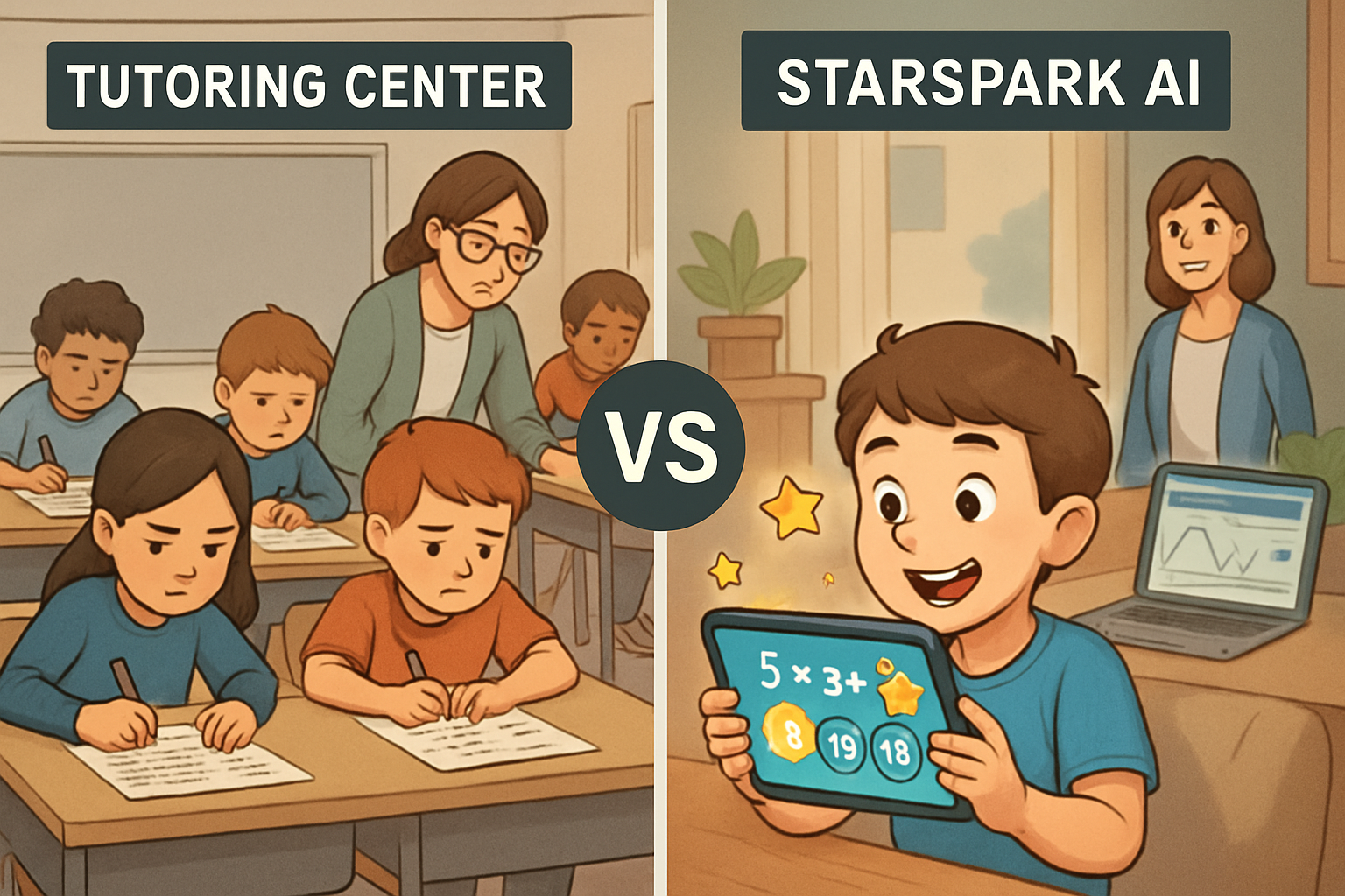 group tutoring vs starspark