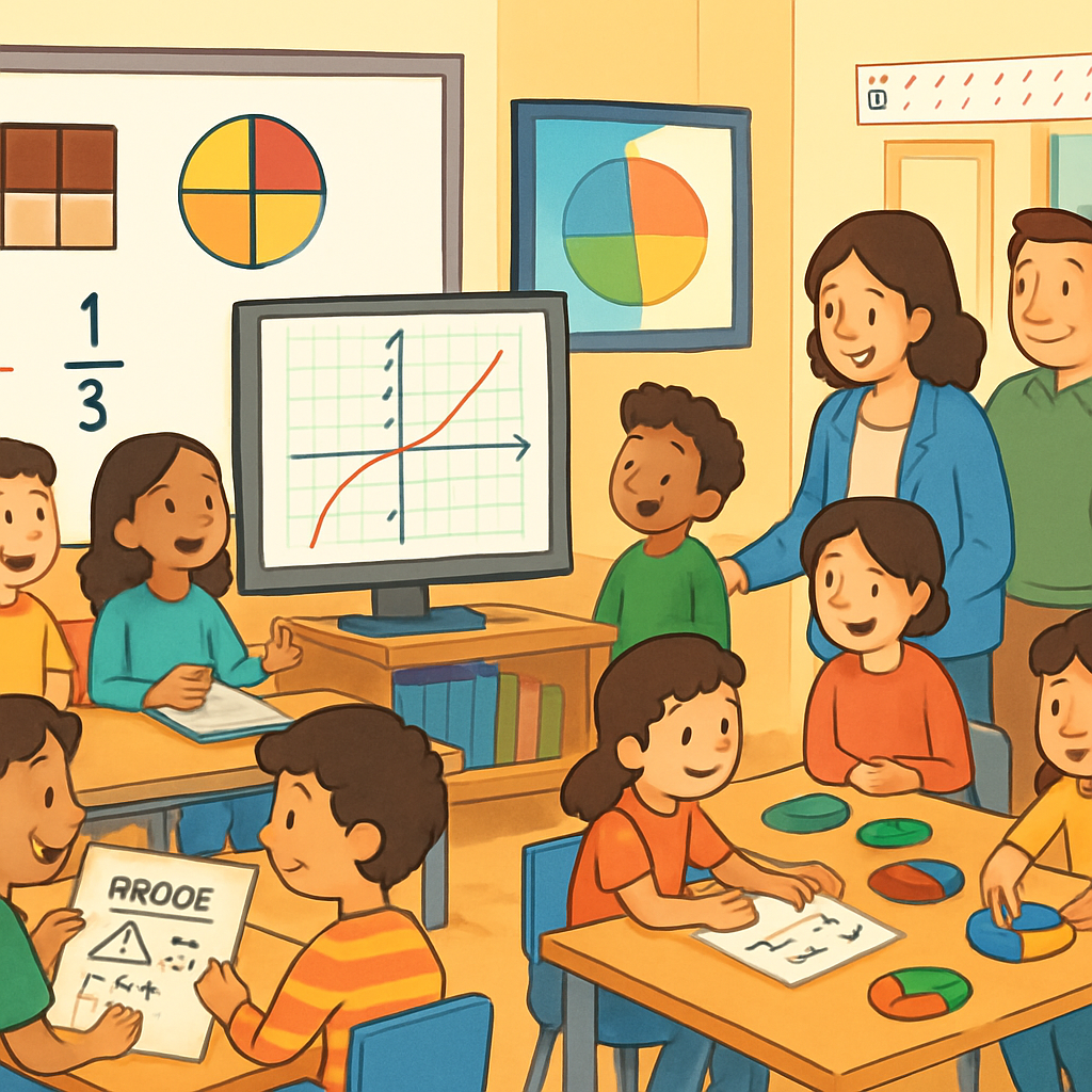 students learning visually