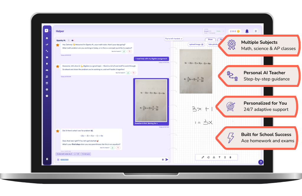 starspark.AI teacher help session
